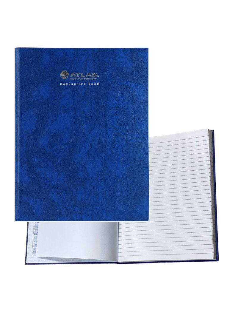 ATLAS 9x7 Inch Size Manuscript Lined Register Book 96 Pages  - Image 1