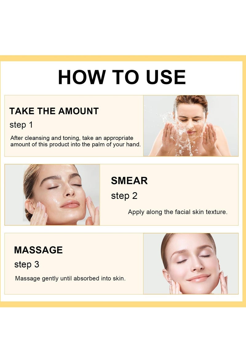 Generic - Ginseng Polypeptide Anti-Ageing Essence, Ginseng Extract Anti Wrinkle Serum, Ginseng Serum, Red Ginseng Gold Korean Anti Aging Essential Oil Face Moisturizer Reduce Fine Lines (1 Bottle) - Image 1