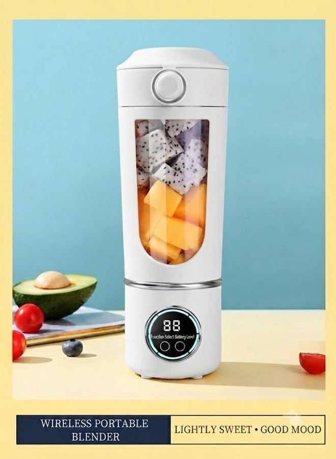 APEX Portable Blender Electric Juicer Fruit Mixers  Rechargeable Smoothie Mini Blender Personal Juicer - Image 1