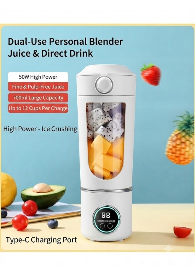 APEX Portable Blender Electric Juicer Fruit Mixers  Rechargeable Smoothie Mini Blender Personal Juicer - Image 3