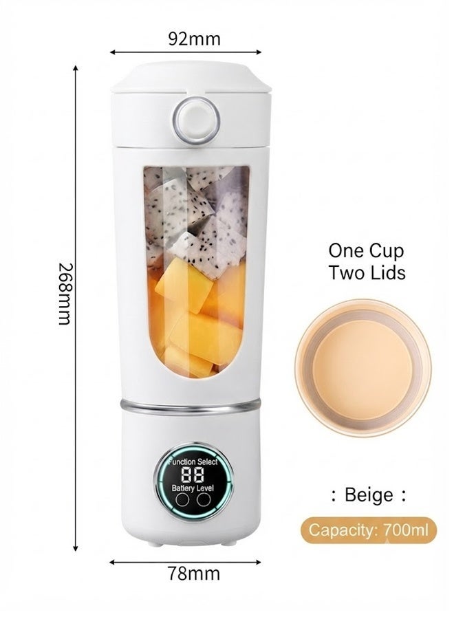 APEX Portable Blender Electric Juicer Fruit Mixers  Rechargeable Smoothie Mini Blender Personal Juicer - Image 2