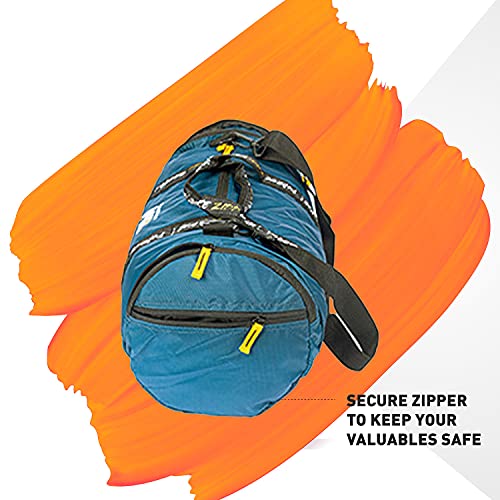 MuscleBlaze Gym Bag (Phirse Zidd Kar), Duffle Bag for Men and Women, Blue, 30 L - Image 4