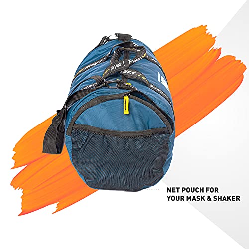 MuscleBlaze Gym Bag (Phirse Zidd Kar), Duffle Bag for Men and Women, Blue, 30 L - Image 5