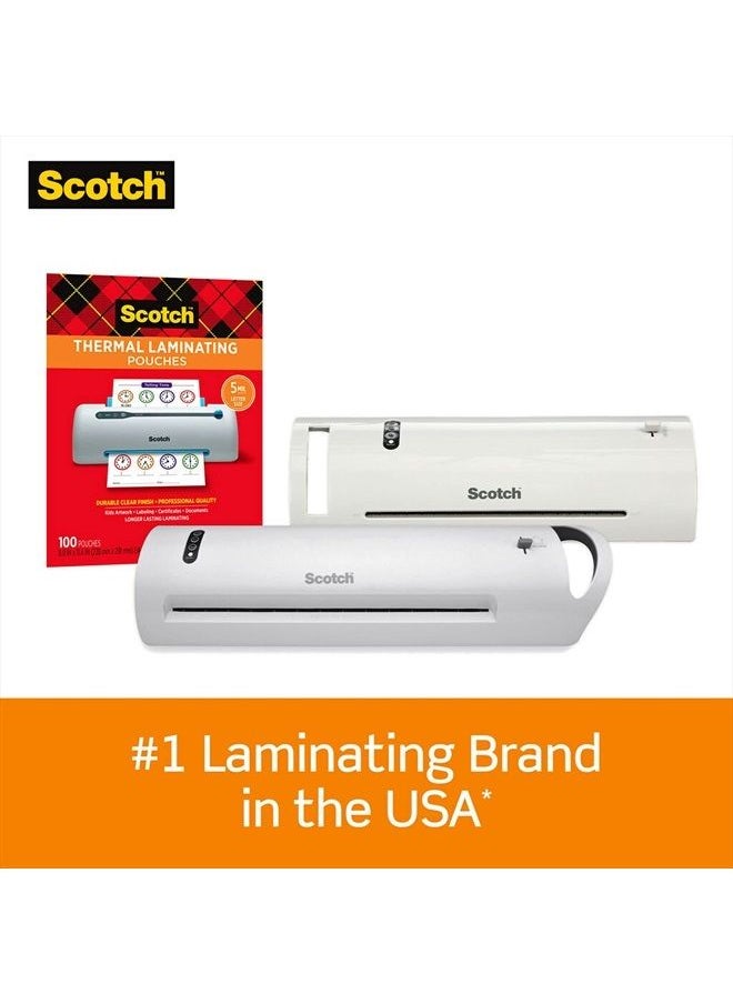 Scotch  - آلة الترقق الحراري، نظام 2 أسطوانة للحصول على لمسة نهائية احترافية، للاستخدام في المنزل أو المكتب أو المدرسة، مناسبة للاستخدام مع الصور (TL901X) - Image 1