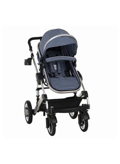 cynebaby Cynebaby 7 Blue - 3 In 1 Luxury Pram  - Image 4