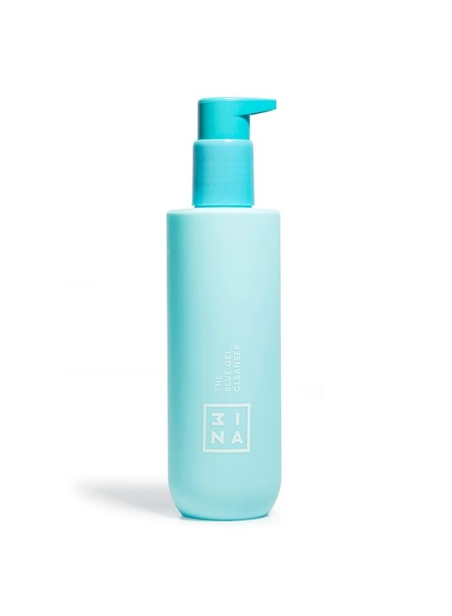 3INA MAKEUP - Vegan - Cruelty Free - The Blue Gel Cleanser - Blue - Makeup remover - Refreshing micellar formula - Aloe & Hamamelis - Smooths, calms, refresh and purifies skin  - Image 1
