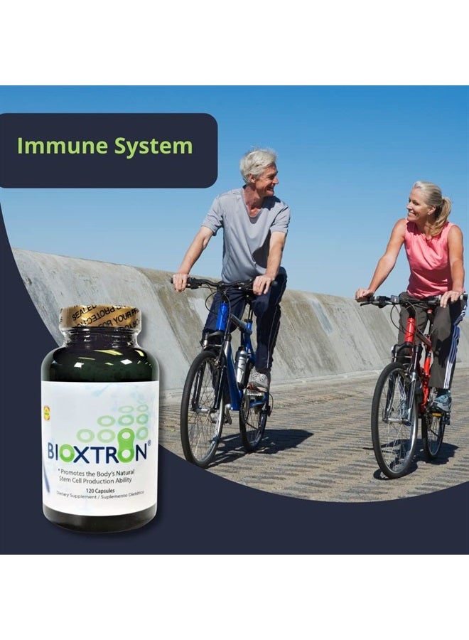 Bioxtron Natural AFA Stem Cell Supplement-120 Capsules (1) - Regenerate Tissue and Cells- Joint Pain - Fatigue - Low Defenses - Image 2