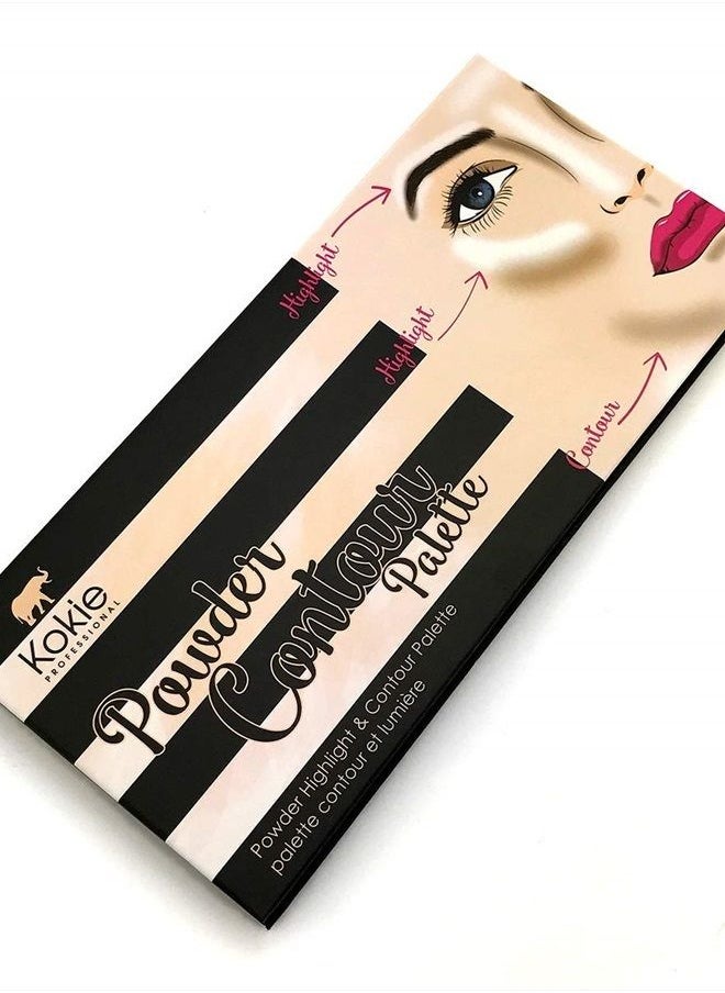 Kokie Cosmetics Powder Contour Kit, Universal, 0.96 Ounce  - Image 4