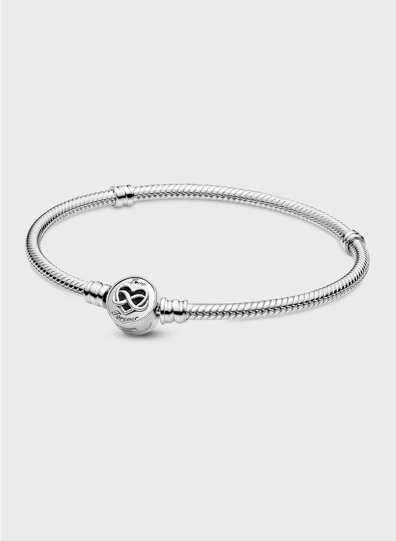 PANDORA Pandora Moments Heart Infinity Clasp Bracelet