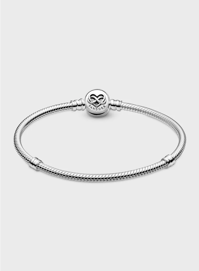 PANDORA Pandora Moments Heart Infinity Clasp Bracelet