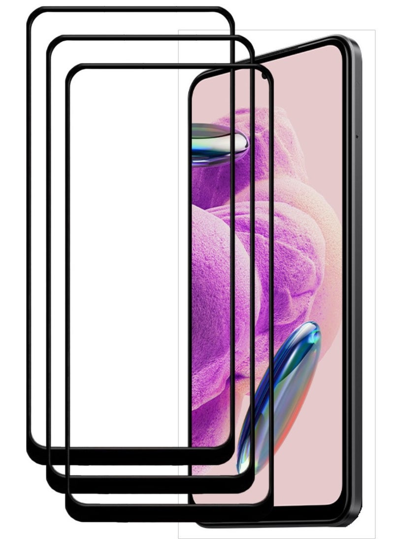 ACLIX 3 Pieces Antistatic ESD Dustproof Premium Quality High Definition Tempered Glass Screen Protector Designed For Xiaomi Redmi Note12S - Image 1