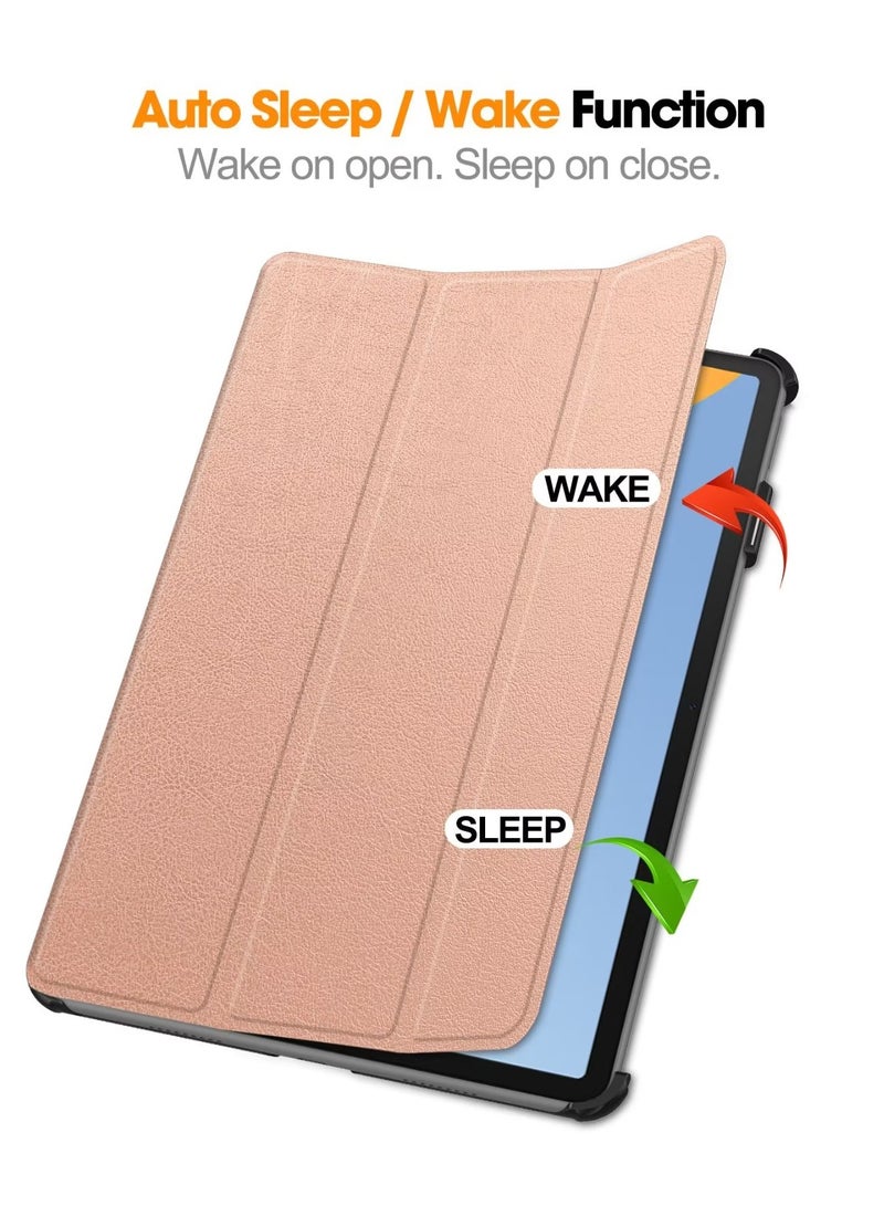 غطاء الحالة لـ HUAWEI MatePad 11 2023 11 بوصة ، استيقاظ / نوم تلقائي ، لمس جلد مريح ، غطاء واقي ثلاثي الوقوف النحيف - Image 2