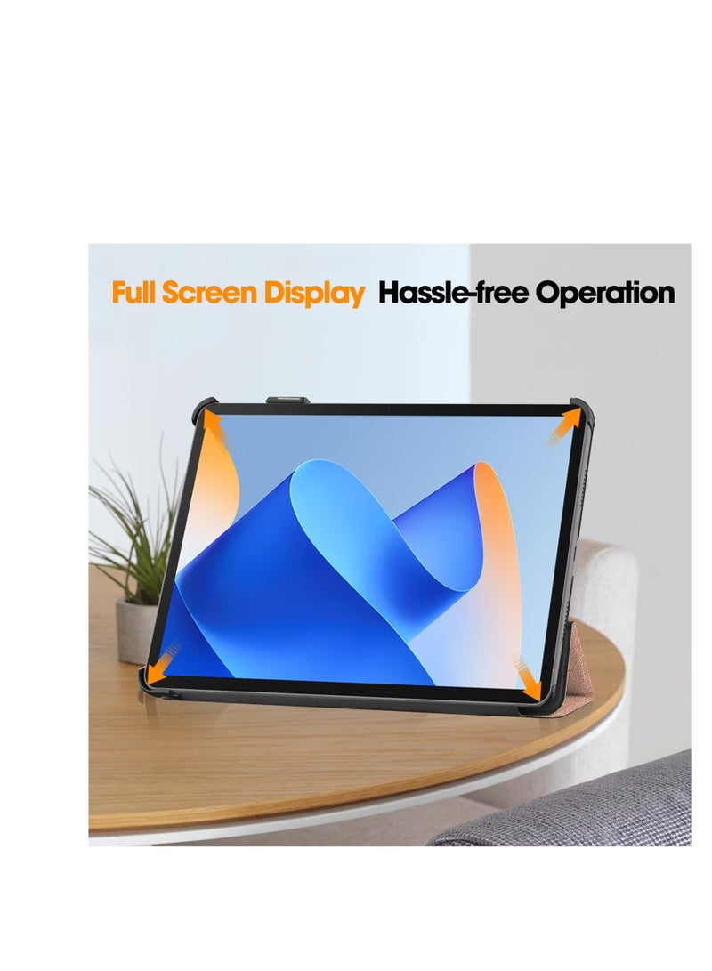غطاء الحالة لـ HUAWEI MatePad 11 2023 11 بوصة ، استيقاظ / نوم تلقائي ، لمس جلد مريح ، غطاء واقي ثلاثي الوقوف النحيف - Image 4