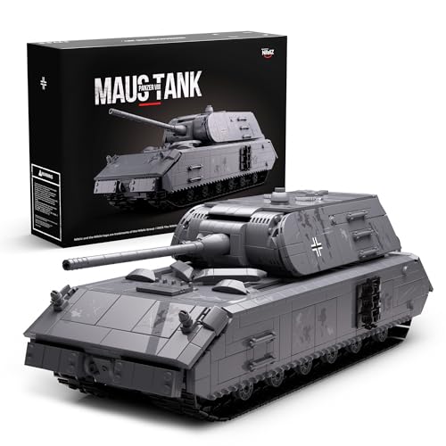 Nifeliz Maus Tank Building Model WW2 Collectible Military Panzer VIII Tank for Adults Army Model to Build and Display Gift Ideal for Military Fans NF10289 - Image 1