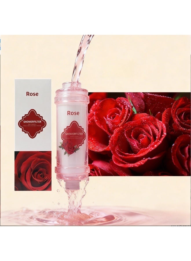 Aromatherapy Shower Filter - Prevents hair loss - Prevents dry skin - Removes chlorine - Removes rust - Soothing aromatherapy - Non-toxic (Rose scent) - Image 4