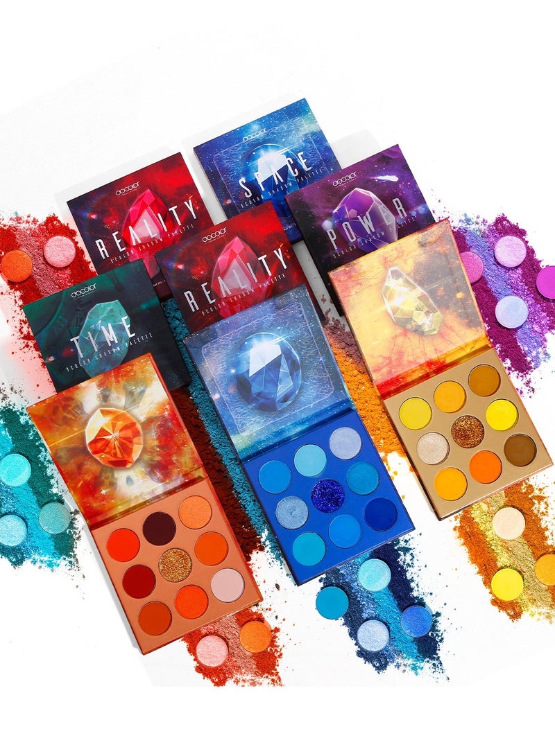 docolor 54 Colors Eyeshadow Palette with Stamp Eyeliner - Image 2