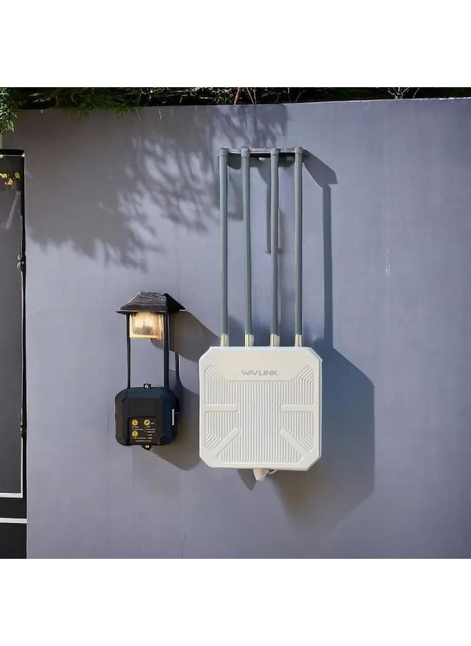Generic - WAVLINK WN573HX3 AX3000 Waterproof Outdoor WiFi Wireless Outdoor Dual Band Router, Plug:US Plug - Image 1