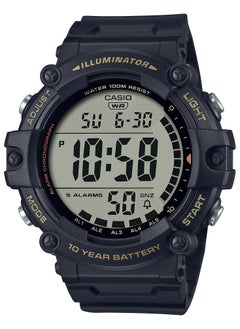 CASIO MEN'S RESIN BAND LONG STREP DIGITAL WATCH AE-1500WHX-1AVDF
