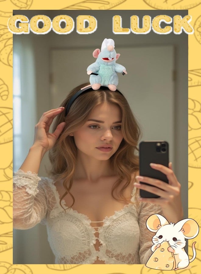 VZQI Cute Cartoon Mouse Headband Women's Cosplay Props Halloween Costume Headwear for Women - Image 4