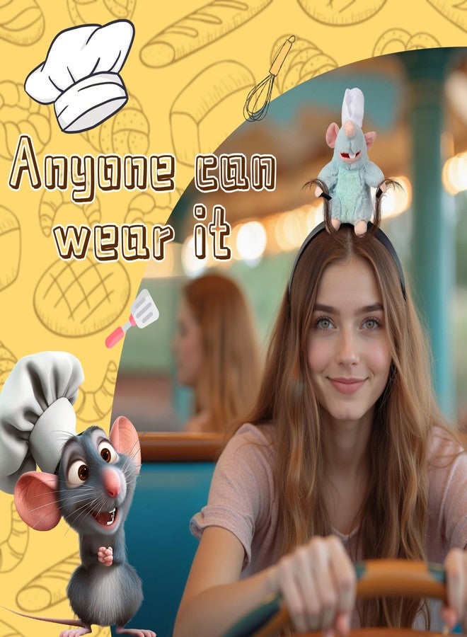 VZQI Cute Cartoon Mouse Headband Women's Cosplay Props Halloween Costume Headwear for Women - Image 2