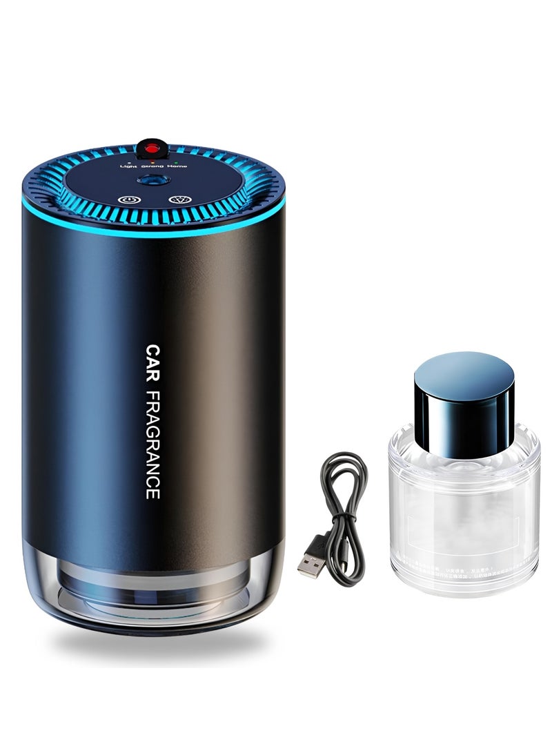 Houmt Car Diffuser Humidifier Aromatherapy 150ml Essential Oil Diffuser with LED Starry Ambient Light 300mAh Mini Portable Diffuser for Car Home Office Bedroom - Image 1