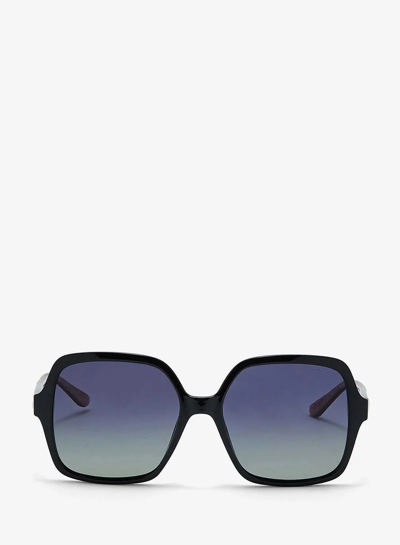 GUESS Gradient Oversized Rectangle Shape Sunglasses