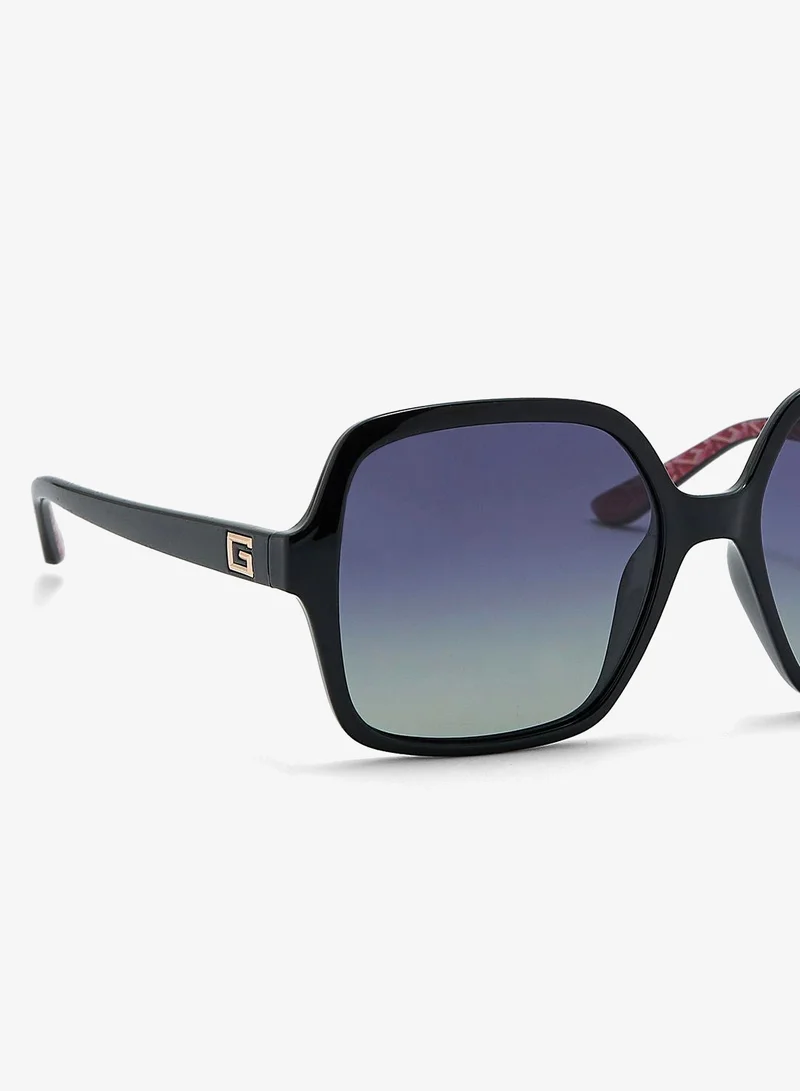 Guess  Gradient Oversized Rectangle Shape Sunglasses for Women | Best Price UAE