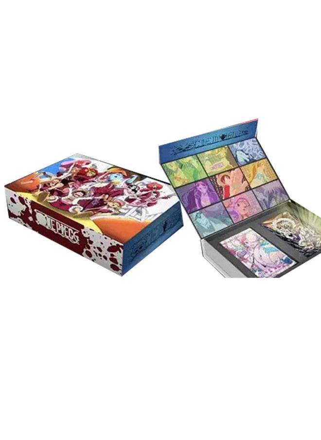East Man Society One Piece Third Play Pirate Animation Surrounding Fun Card Blind Box Unpacking Products Listed And Snapped Up-Color:Nikaka Culture One Piece Comes In A Box Of 10 Packs And Two Pieces In A Pack  - Image 1