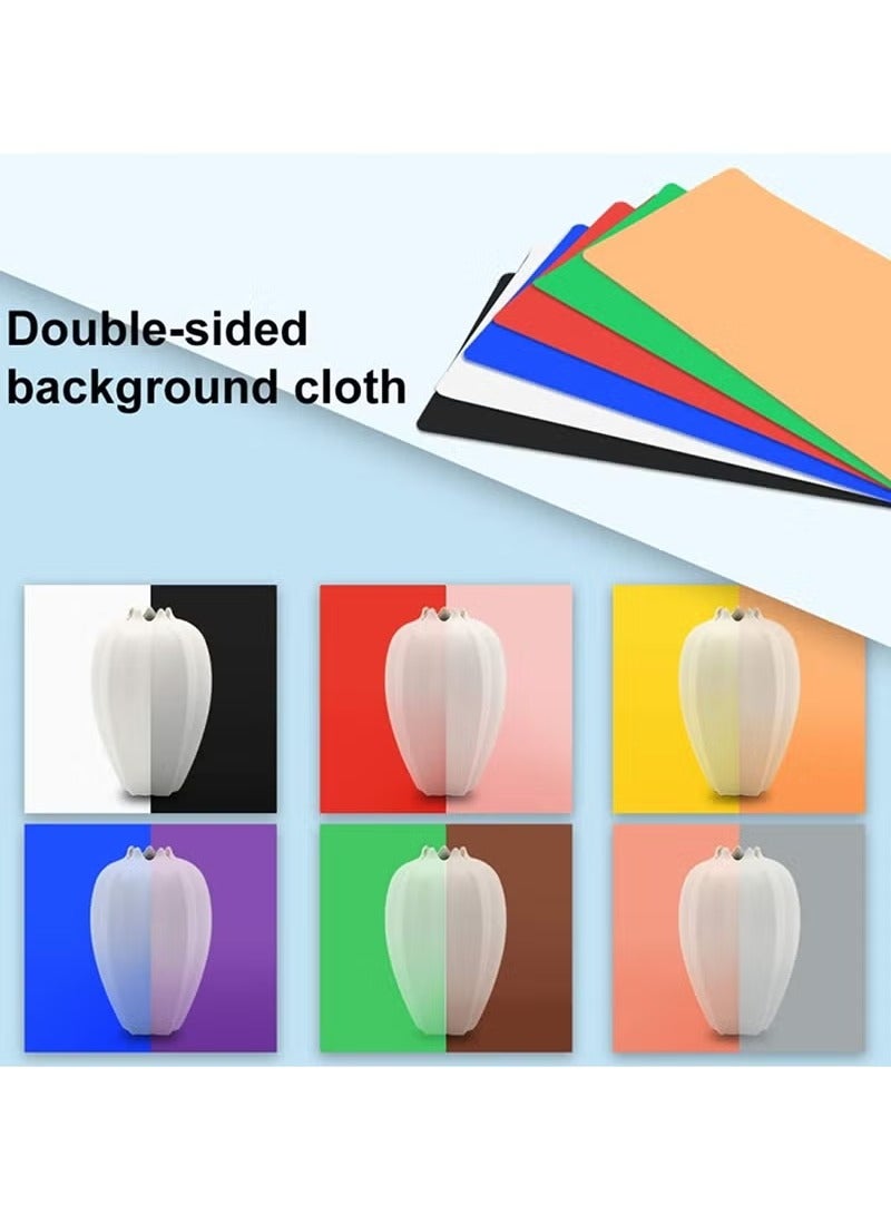 PULUZ Folding Portable Ring Light Photo Studio Shooting Tent Box Kit with 6 Backdrops  - Image 4