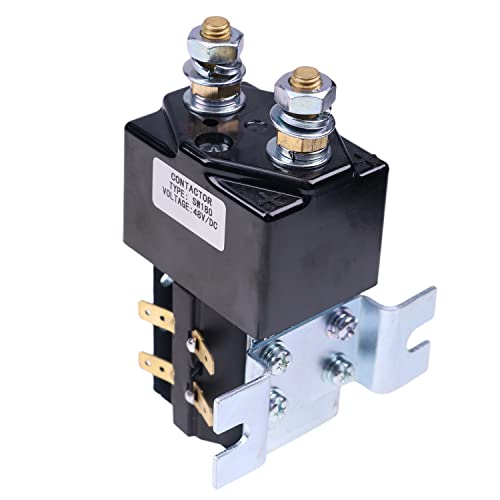 Holdia Heavy Duty DC Contactor Solenoid Replace Compatible with Albright SW180 Style 48V 200A - Image 1