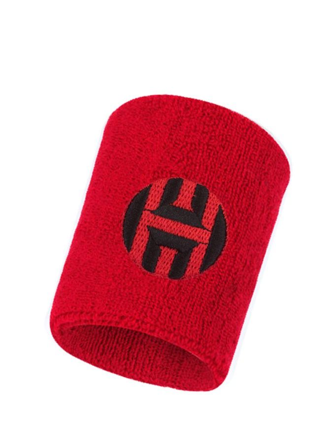 Ant Stretchy & Sweat Absorbing Sports Breathable Wristband ,Shock-Proof Wristband Running Sports Protective Gear for Tennis Basketball Running Gym Working Out Red - Image 1