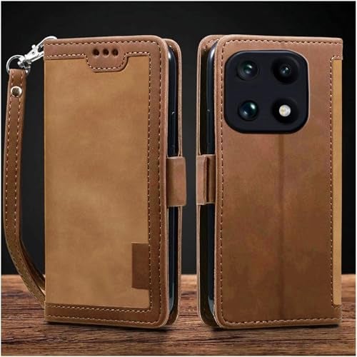 Excelsior Flip Cover for Oneplus 15 | Premium PU Leather | 360 Degree Protection | Durable (Coffee) - Image 1