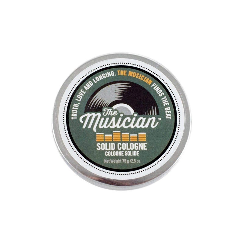 Walton Wood Farm Solid Cologne The Musician Vanilla Bean  Musk Scent Vegetarian Friendly and ParabenFree 25 oz