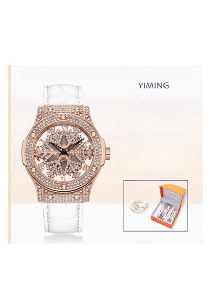Yiming Ladies' Light Luxury Niche Starry Sky Watch - Image 1