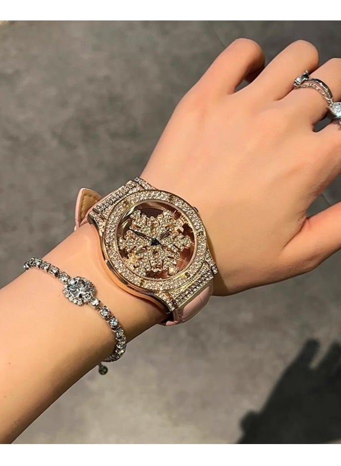 Yiming Ladies' Light Luxury Niche Starry Sky Watch - Image 3