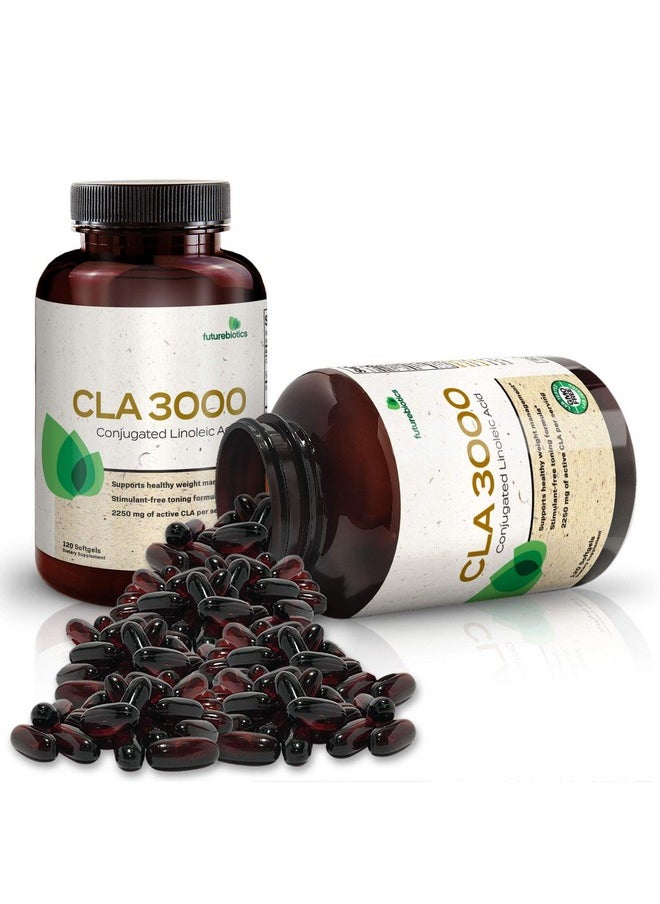 Futurebiotics - Cla 3000 Extra High Potency Nonstimulating Conjugated Linoleic Acid Non Gmo 120 Softgels - Image 1