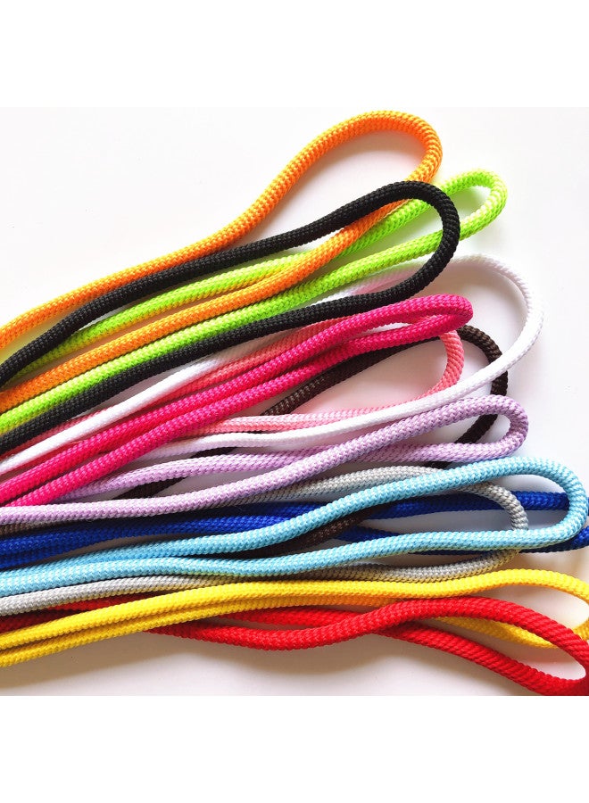 Specializing In The Production Of Woven Mobile Phone Lanyard Long Rope With Round Cotton Rope Exhibition Card Lanyard Can Be Specified Length-Specifications Support Image Upload:Coffee - Image 4