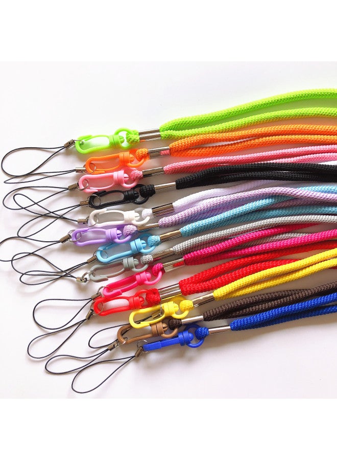 Specializing In The Production Of Woven Mobile Phone Lanyard Long Rope With Round Cotton Rope Exhibition Card Lanyard Can Be Specified Length-Specifications Support Image Upload:Coffee - Image 3
