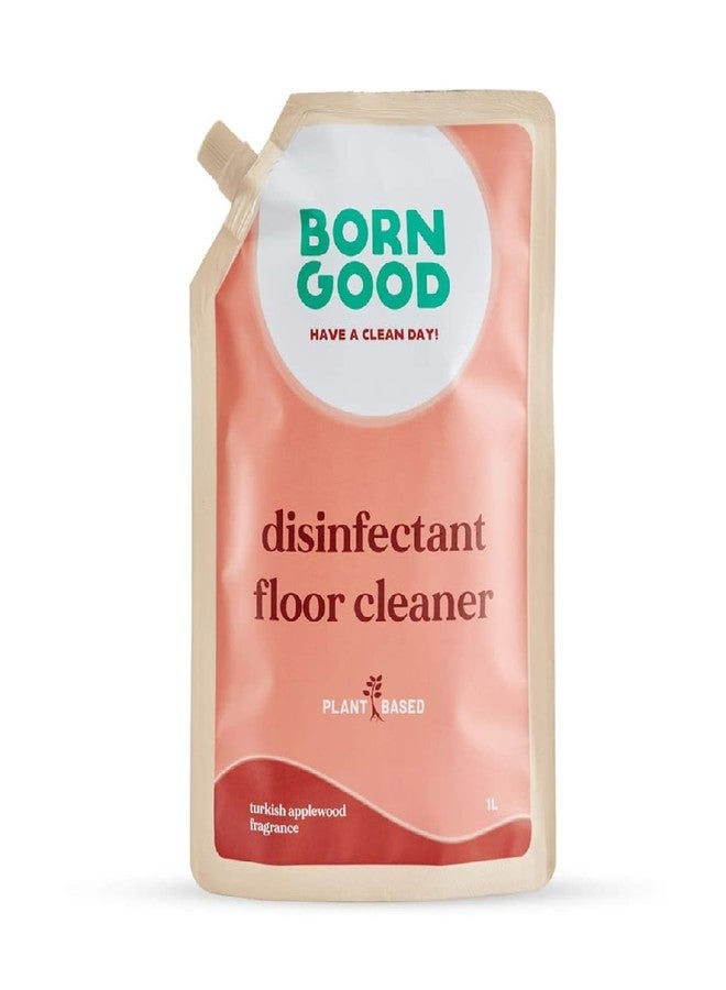 Born Good Natural Floor Cleaner | 1000ml | Turkish Applewood Fragrance | Kid & Pet Safe | Tough on Germs & Dirt | Plant-Based, Biodegradable, Non-Toxic, Eco-Friendly | Safe for expensive flooring - Image 1