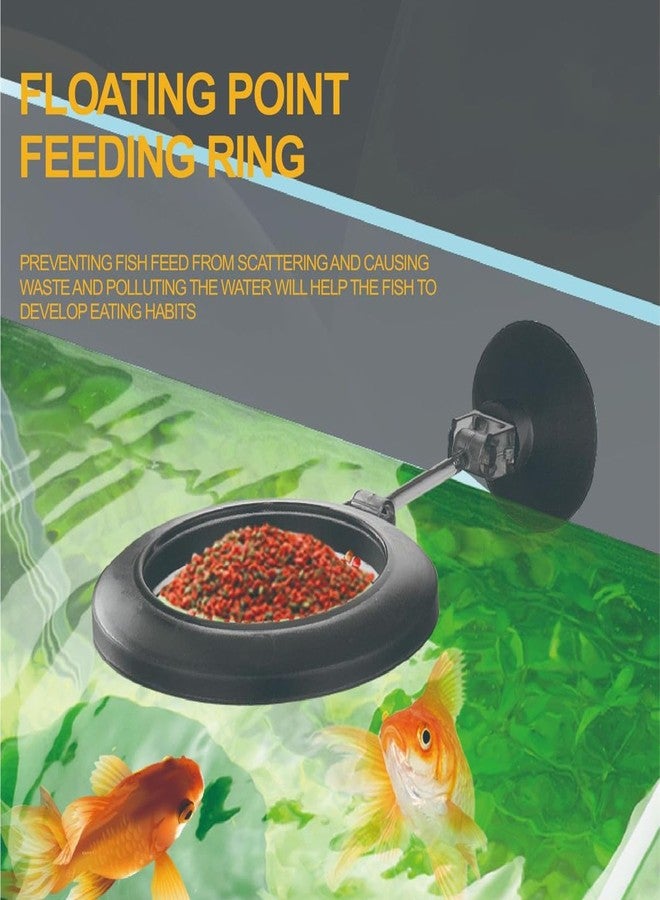 Tnfeeon Fish Shrimp Feeder Tube and Plate Set, Feeding Tube Brush,Fish Feeding Dish Multifunctional Plastic Shrimp Feeder with Bowl for Aquarium - Image 4