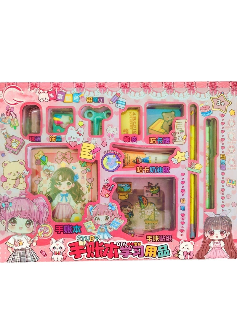 Journal Kit for Girls - Journal Set for Teen Girls, Arts and Crafts kits for Kids, Diary Supplies Set, Journaling Art Crafts Kit, Ideal Gifts