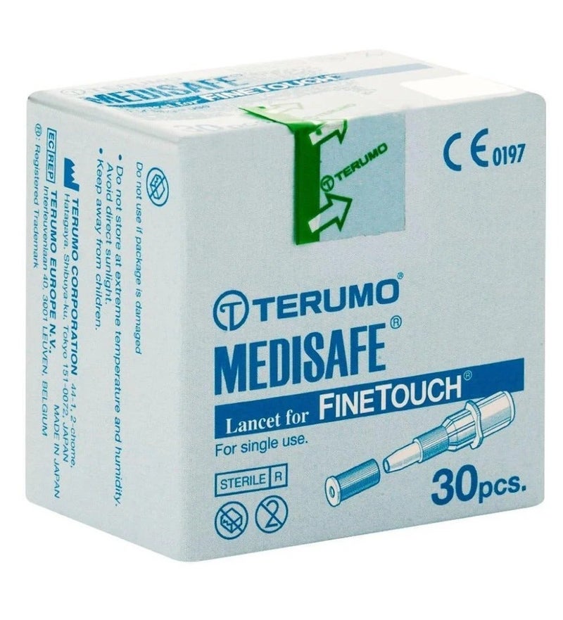 تيرومو عبوتين 60 قطعة من ابر وخز ميديسيف فاين تاتش -Medisafe Fine Touchخاصة بجهاز قياس السكر سهلة الاستخدام - Image 5