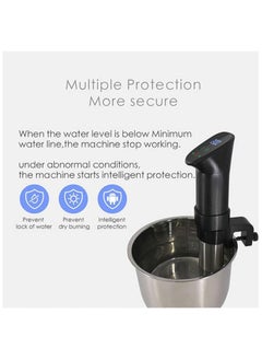 Generic IPX7 Waterproof Sous Vide Cooker 1800W Immersion Circulator Vacuum Slow Cooker with LCD Digital Accurate Control Slow Cooker  - Image 3