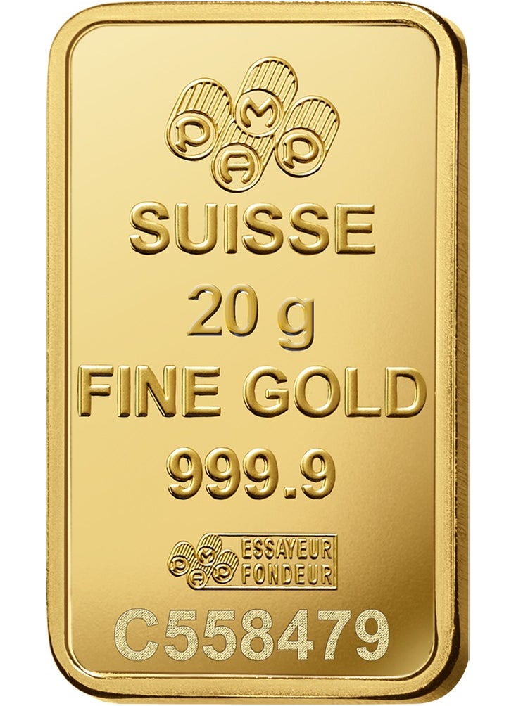 PAMP Suisse Queen Fortuna 20g Gold Bar 24KT - 20 Grams  - Image 2