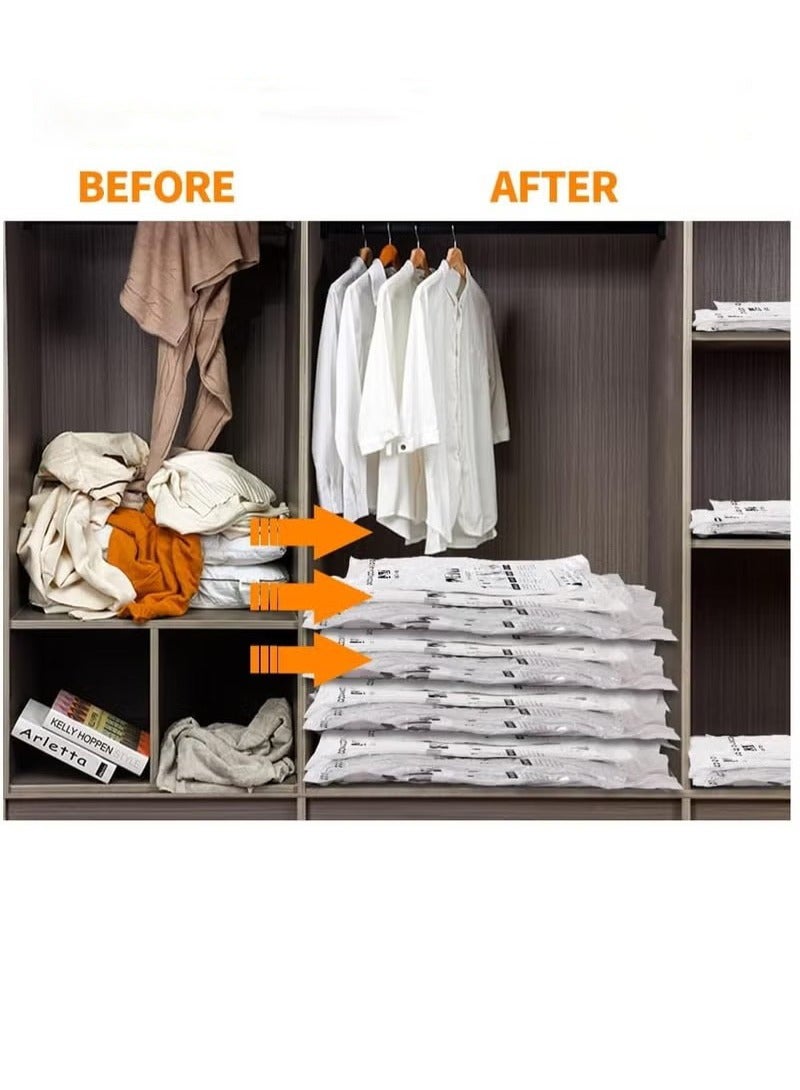 HOMESTAR Set Vacuum Seal Storage Compressed Bag Clear - Image 5