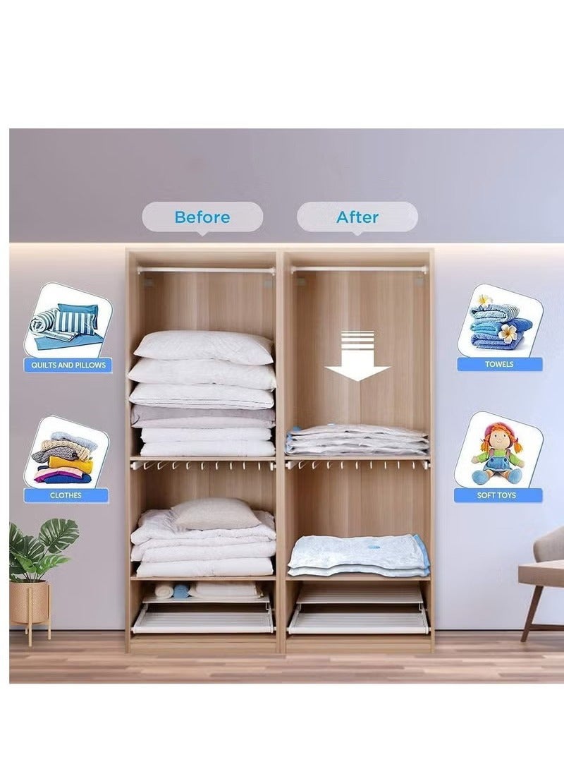 HOMESTAR Set Vacuum Seal Storage Compressed Bag Clear - Image 2