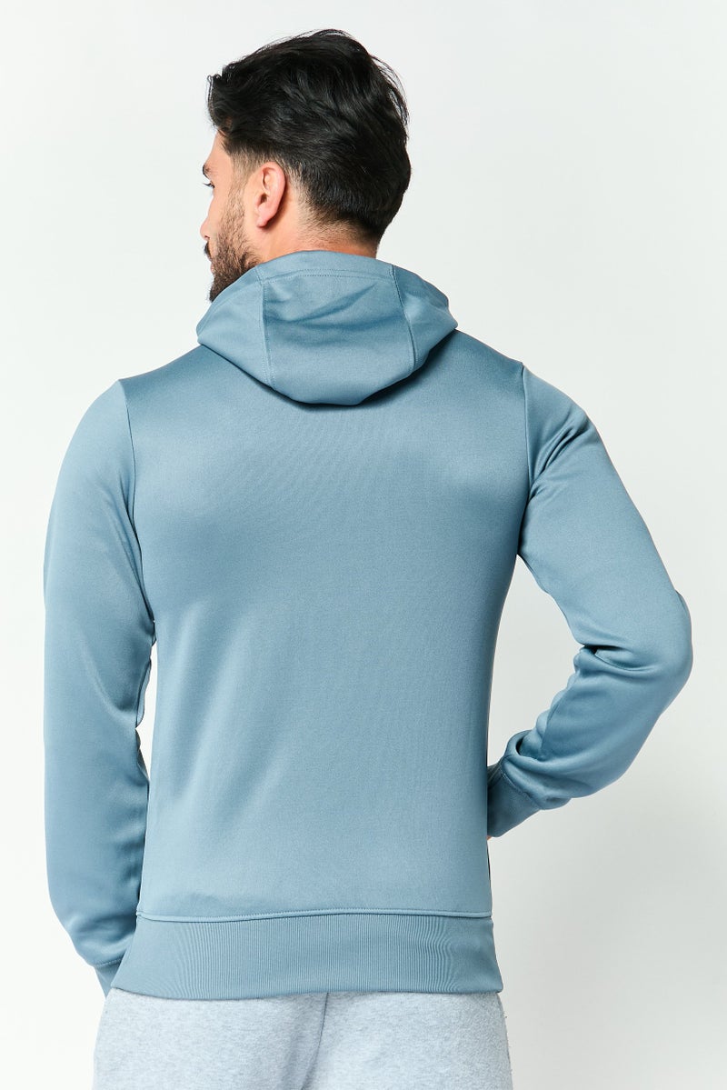 Nike Men Standard Fit Long Sleeve Outdoor Hoodie, Slate Blue - Image 4