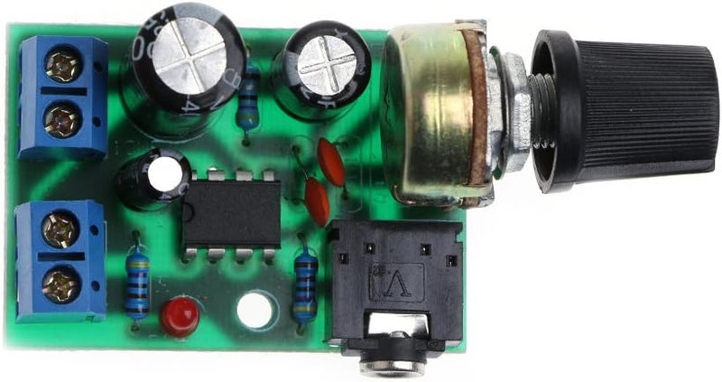 لوحة مكبر صوت صغير موديول DC 3V 12V 5V مع تحكم في مستوى الصوت قابل للتعديل - Image 1