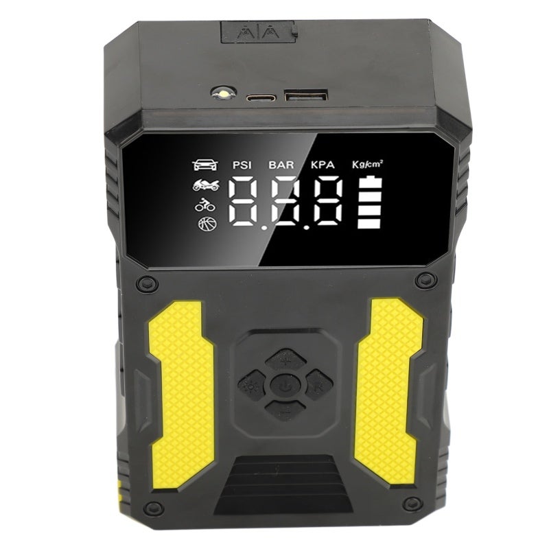 Car Battery Jump Starter 2500mAh x4 600A Start Current Portable Multi-Function - Air Compressor 150PSI Tire Inflation Battery Booster for 12V Vehicles - Image 5