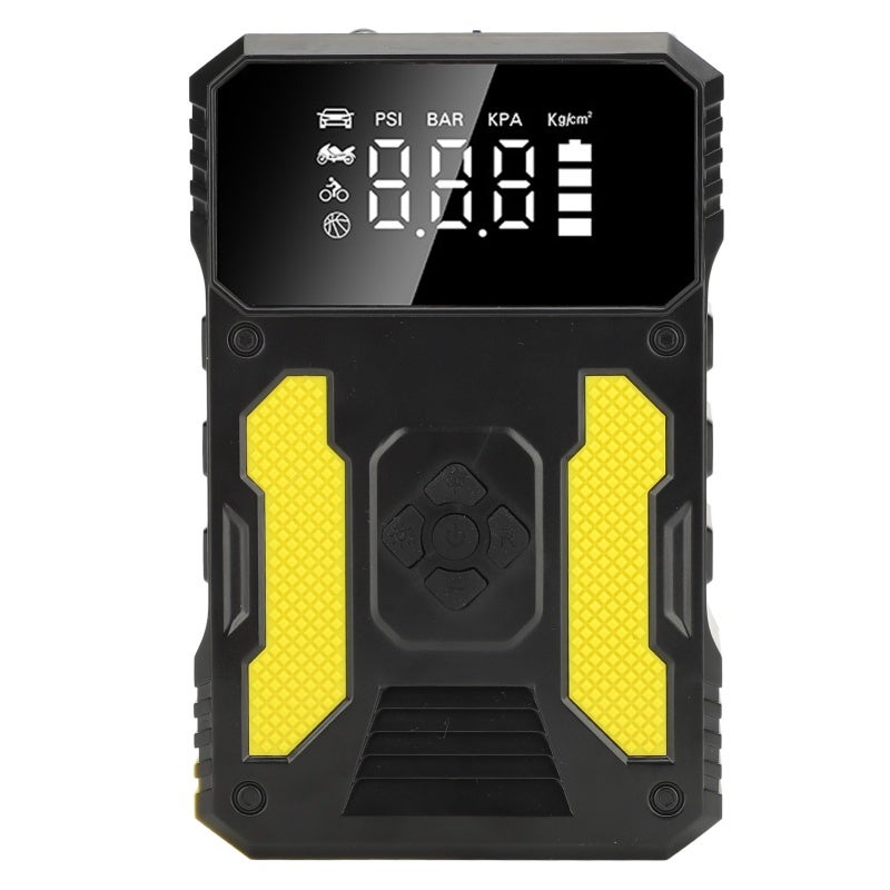 Car Battery Jump Starter 2500mAh x4 600A Start Current Portable Multi-Function - Air Compressor 150PSI Tire Inflation Battery Booster for 12V Vehicles - Image 2